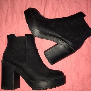 Platform booties